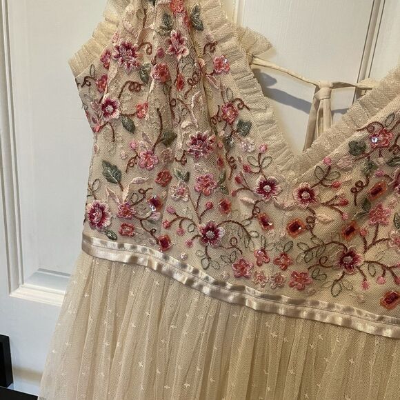 NWT Anthropologie Needle & Thread Elsie Cami Maxi Dress Size 10 - Picture 4 of 5